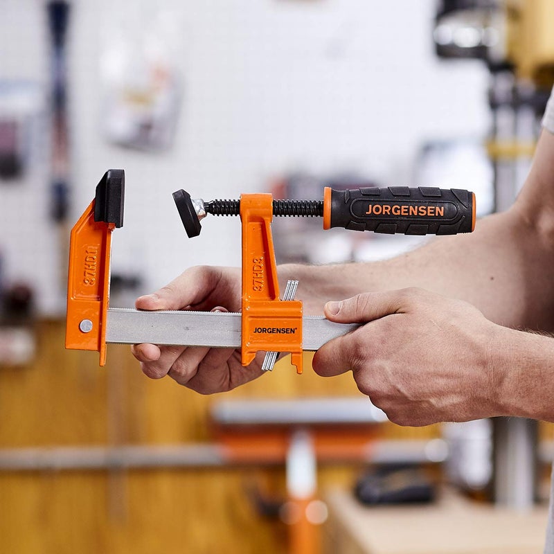 Pony Jorgensen 3706-HD Heavy Duty Steel Bar Clamp, Orange, 6-Inch - Image 4