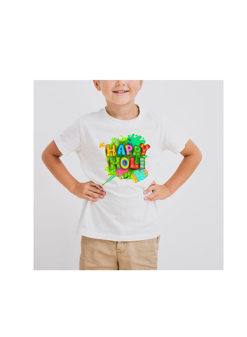 برينت شوب فور مي هولى مطبوعة برقبة دائرية قطن للأولاد تصميم 4 - Image 5