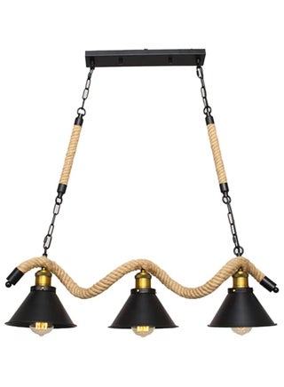 SUPER POWER Vintage 3-Light Hemp Rope Chandelier Ceiling Lighting Fixture Retro Industrial Pendant Lamp for Kitchen Island Living Room Dining Room Bedroom - pzsku/Z71D1E3B800F8EC24970AZ/45/_/1730479065/71812b4c-c8c7-4985-b114-e95cd8d4cf65