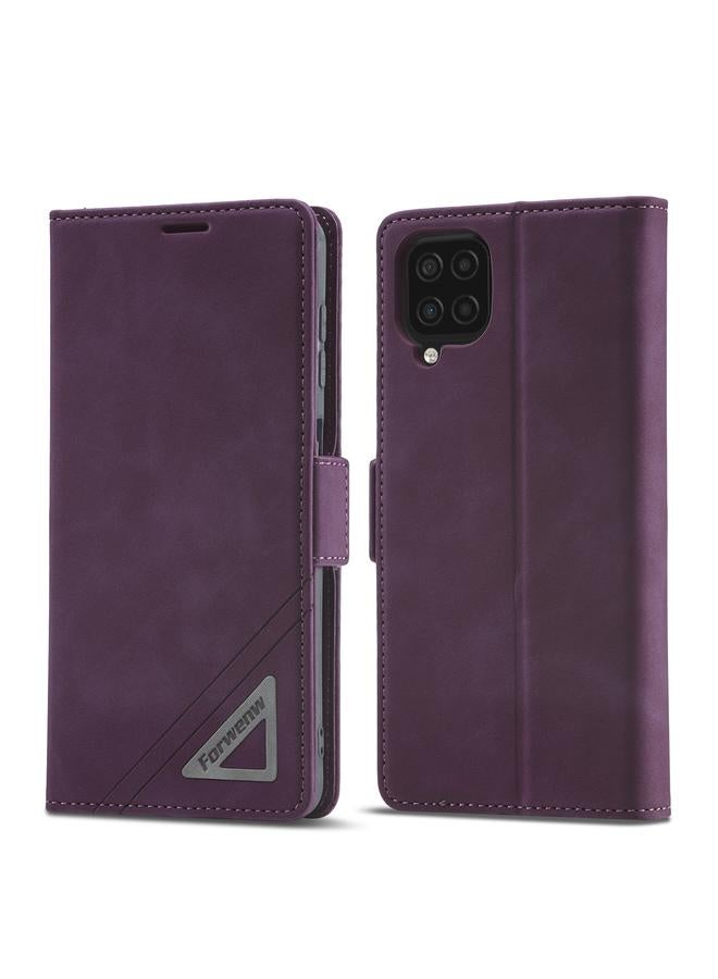 The Bros Case For Samsung Galaxy A12 4G / 5G Dual-side Buckle Leather Phone Case