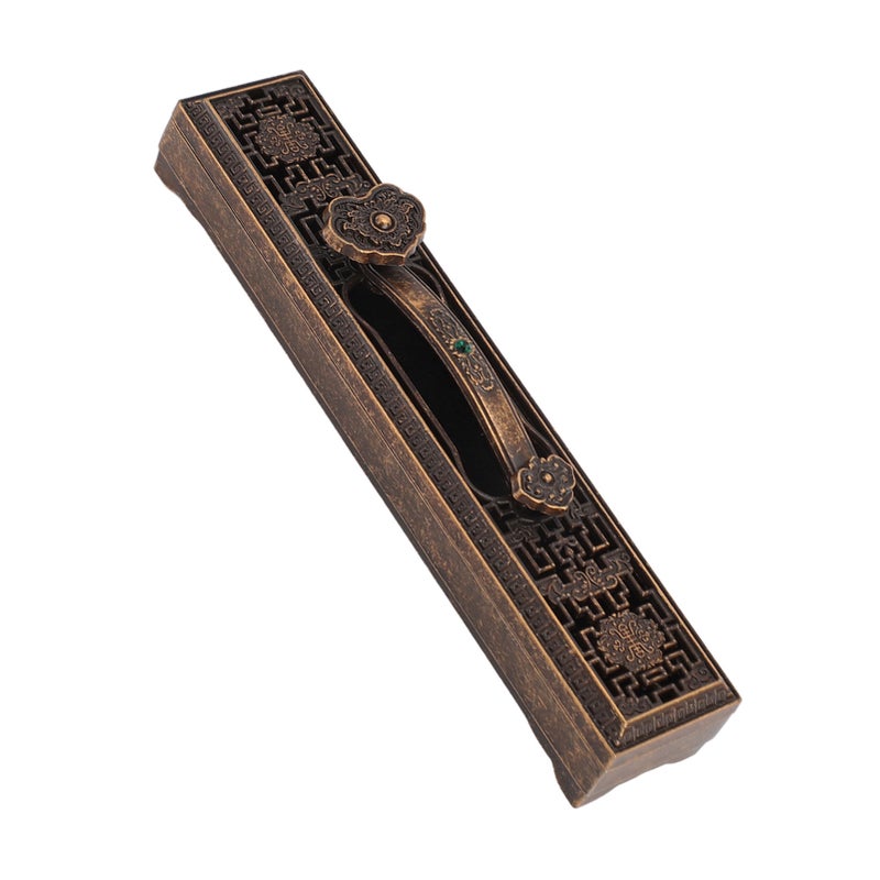 15cm Incense Burner Vivid Relieve Fatigue Decorative Elegant Incense Stick Holder for Meditation Room Yoga Room Office Brass Color - Image 2