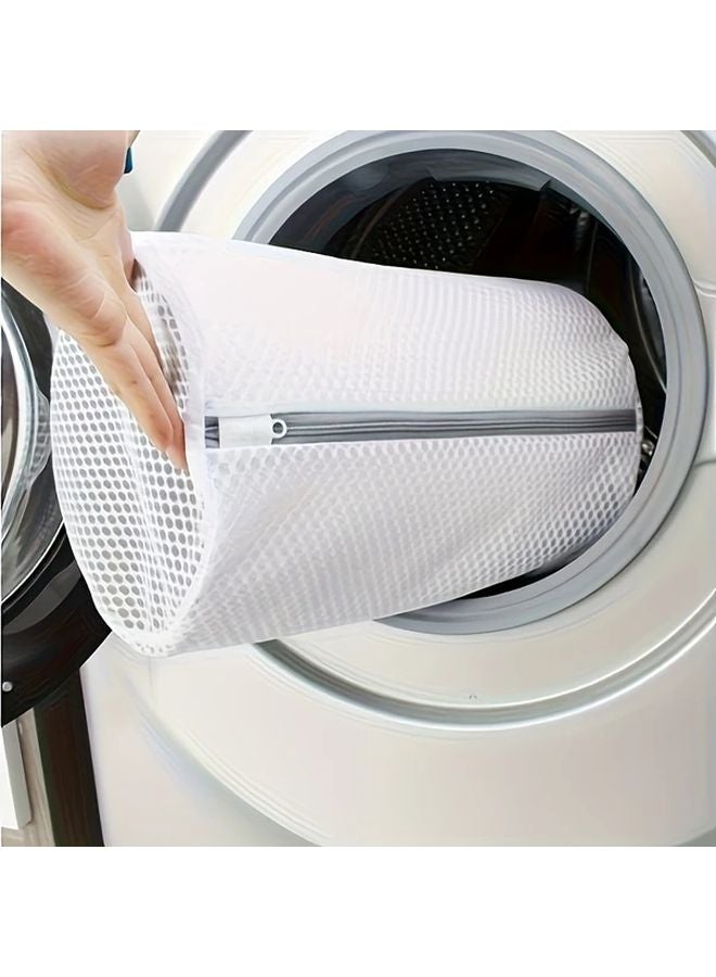 Reusable Zipper Mesh Laundry Bag For Sneakers Shoes Washing Machine Protection - Image 4
