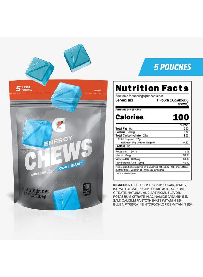 Gatorade Energy Chews, Cool Blue (Pack of 5) - Image 2