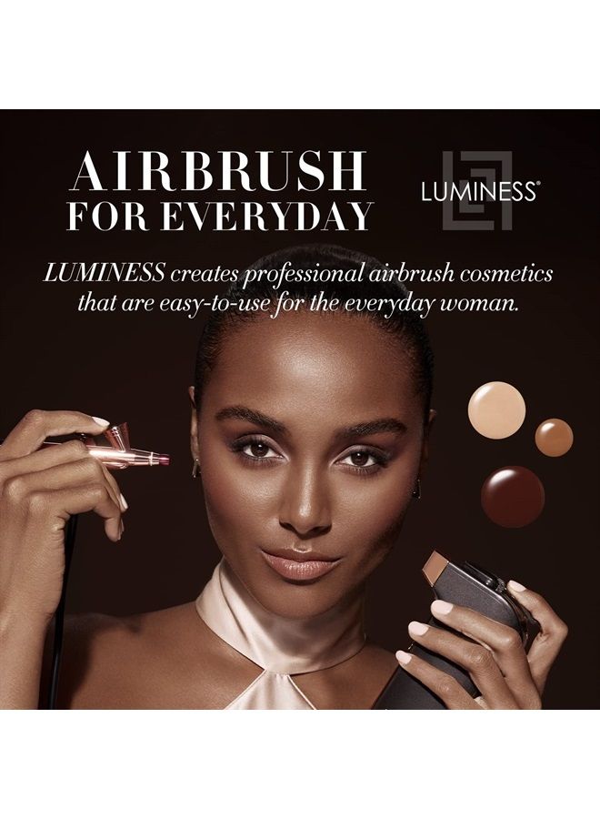 Luminess Air Silk 4-In-1 Airbrush Foundation- Foundation, Shade 020 (.5 Fl Oz) - Sheer to Medium Coverage - Anti-Aging Formula Hydrates and Moisturizes - Professional Makeup Kit for Cordless Air Brush - Image 3