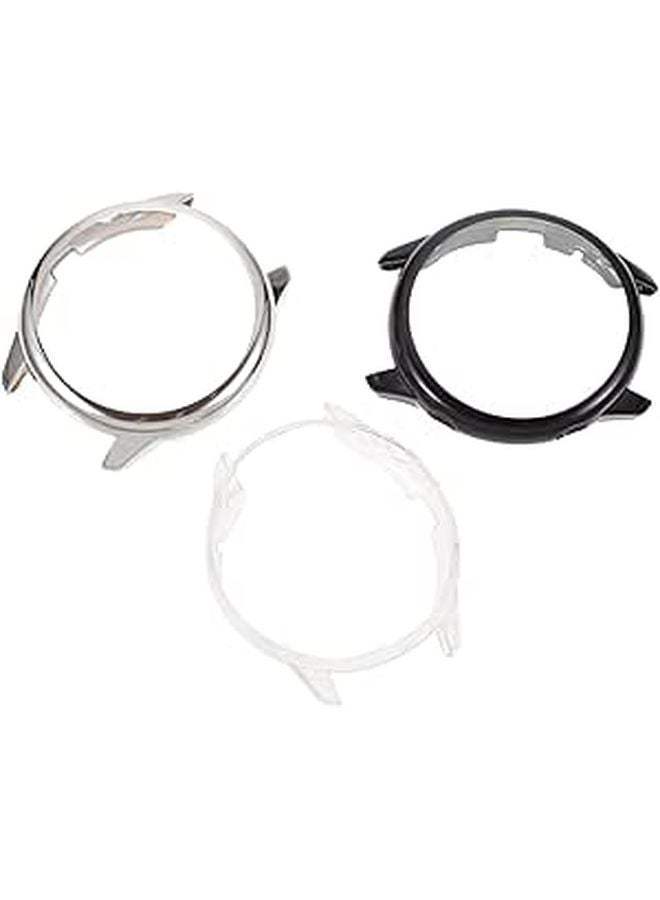 3Pcs Transparent TPU Protective Case Full Coverage Hard Shell Scratch Resistant Watch Case - Image 1