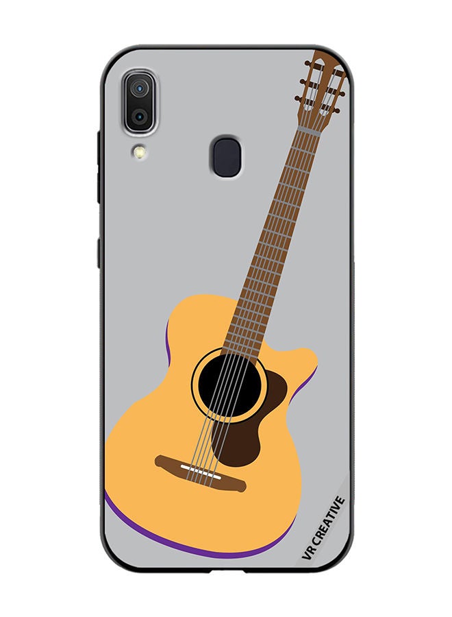 VR CREATIVE Protective Case Cover For Samsung Galaxy A30 Guitar Musical Design Multicolour - Image 1