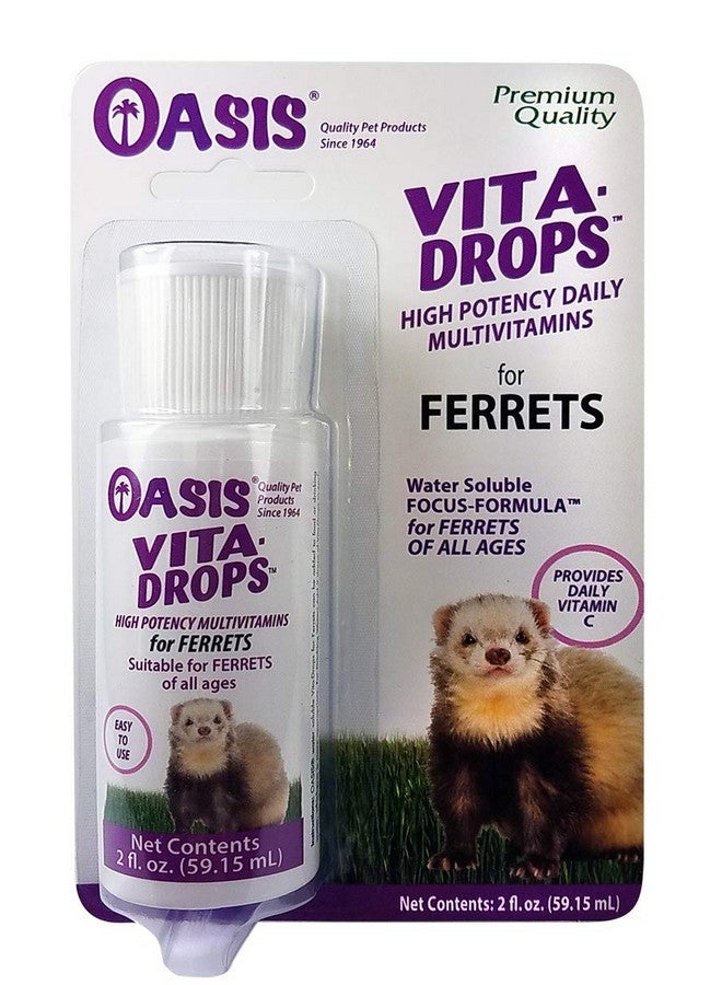 OASIS #80059 Ferret Vita-Drop Vitamins, 2-Ounce - Image 1