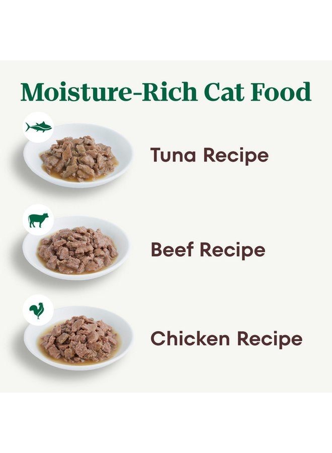 نوترو طعام القطط الرطب Nutro Cuts in Gravy MultiPack: وصفات لحم البقر والتونة والدجاج؛ (24) صينية سعة 2.64 أونصة - Image 3