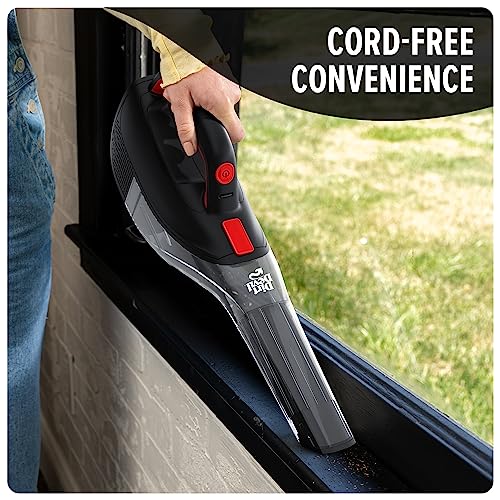 Dirt Devil 12V Whole Home Cordless Handheld Vacuum, with Multi-Surface Tool Kit, Powerful Suction and Lightweight, BD40200V, Black - Image 5
