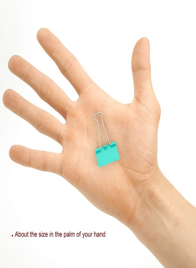 Nctinystore Binder Clips Small Metal Clamp - 3/4 in (0.75 inch)(Small, Light-Green, 120 Count) - Image 3
