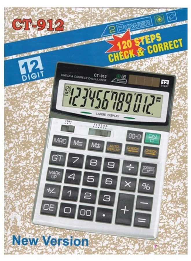 "Efficient and Accurate: The CT-912 Basic Calculator with 12-Digit Display"