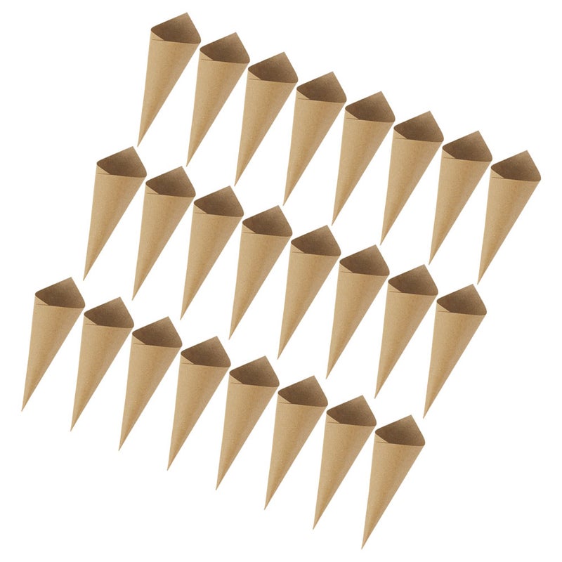 90pcs Cones Foldable Craft Paper Tapers Cone Candy Holder Party Favors - Image 2