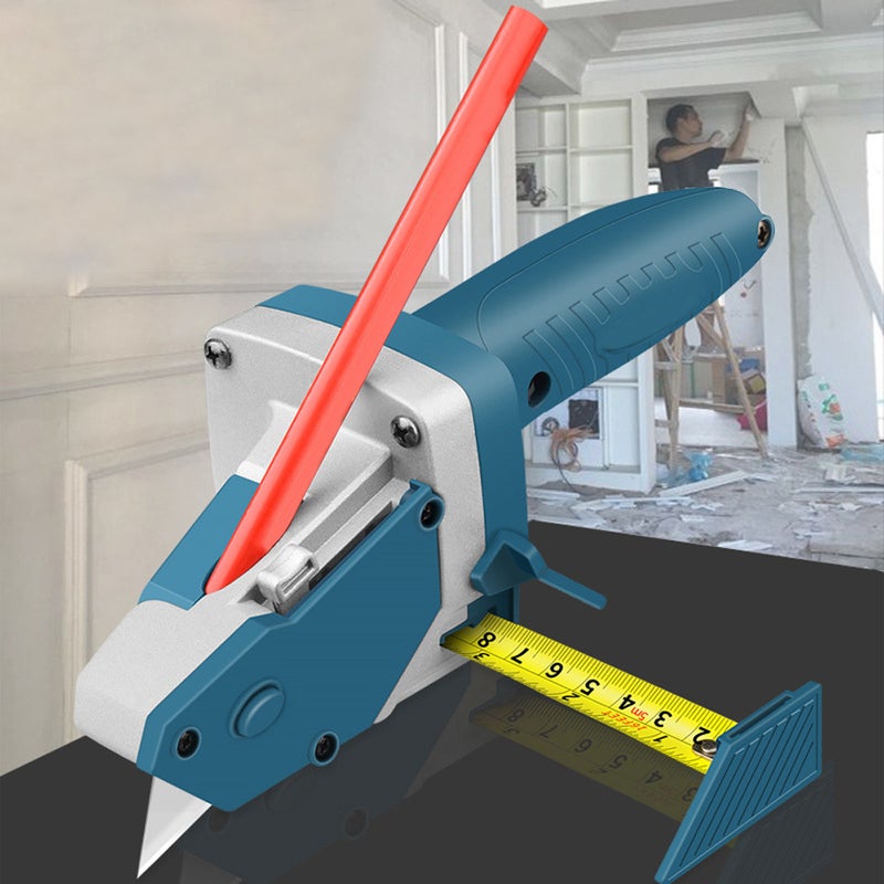 Gypsum Board Cutting Tool With Measure Tape Blue 26.00 X 10.00 X 10.00cm - Image 4