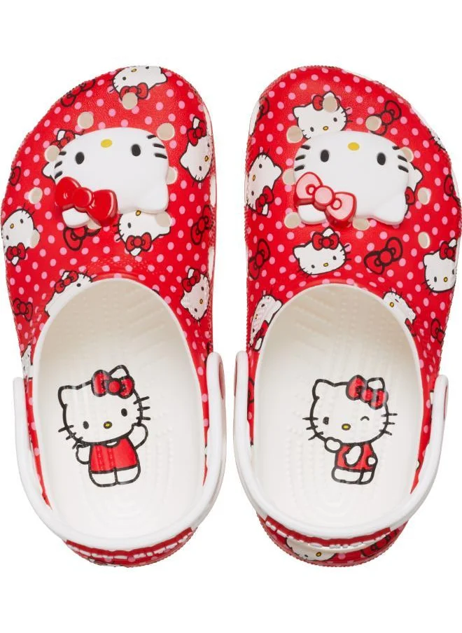 crocs Kids Hello Kitty Red Classic Clog