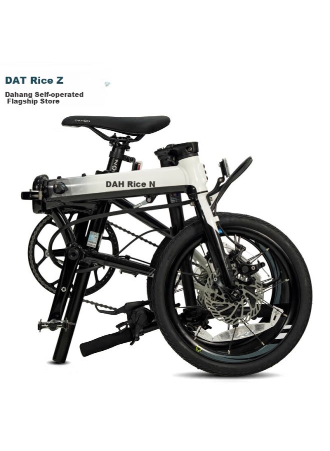 Dahon 16-inch 9-speed Disc Brake K3plus Unisex Sports Bike Kaa693 Black And White
