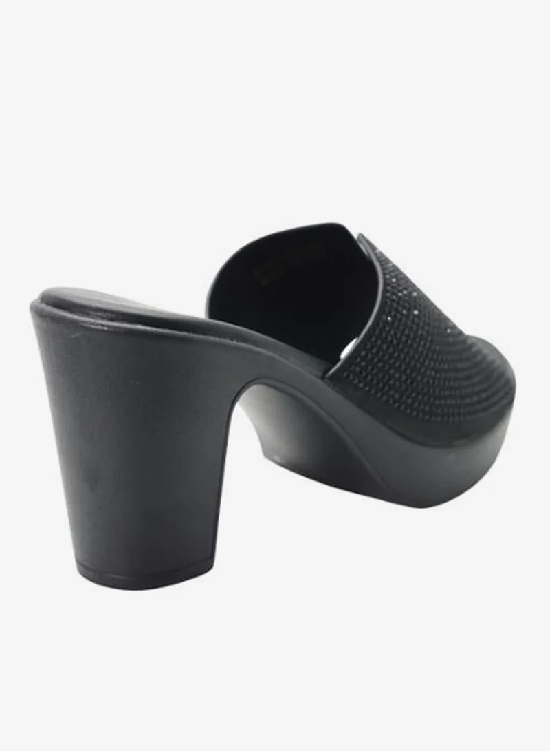Michelle Morgan Black 092-3080 Michelle Morgan Ladies High Heel Sandals 514RJ156 Black for Women | Best Price UAE