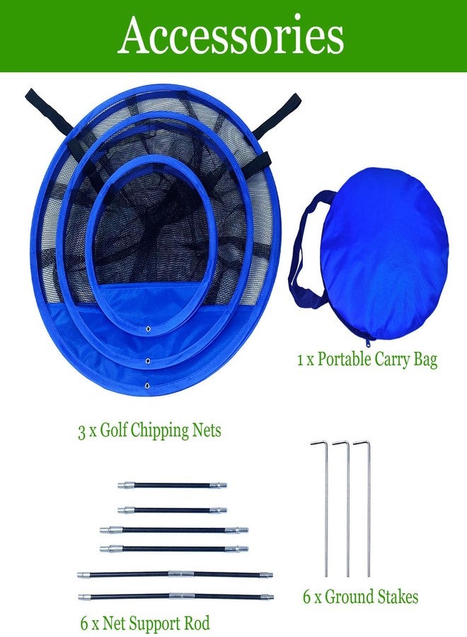 SANTA CASA Golf Chipping Net - Portable Pop-Up Practice Target with Carry Bag, Foldable Net for Indoor Outdoor Backyard Training, Ideal Gift for Men Women & Teen Golfers - Image 2