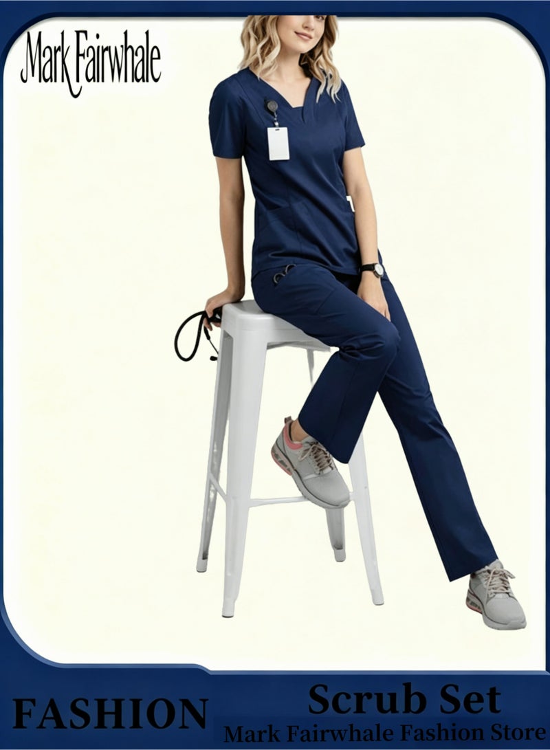 Mark Fairwhale New Minimalist V-Neck Short Sleeved Straight Leg Pants Medical Kit - Image 1
