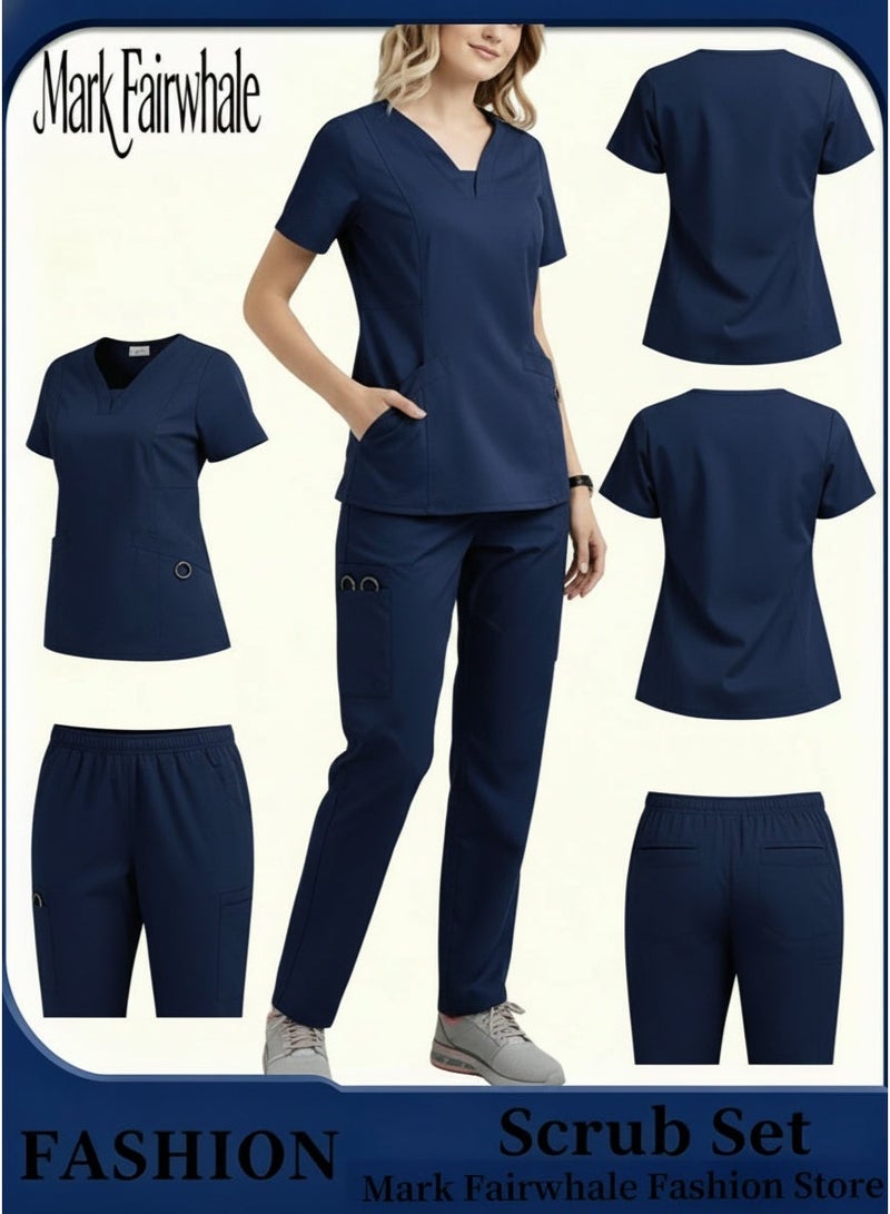 Mark Fairwhale New Minimalist V-Neck Short Sleeved Straight Leg Pants Medical Kit - Image 5