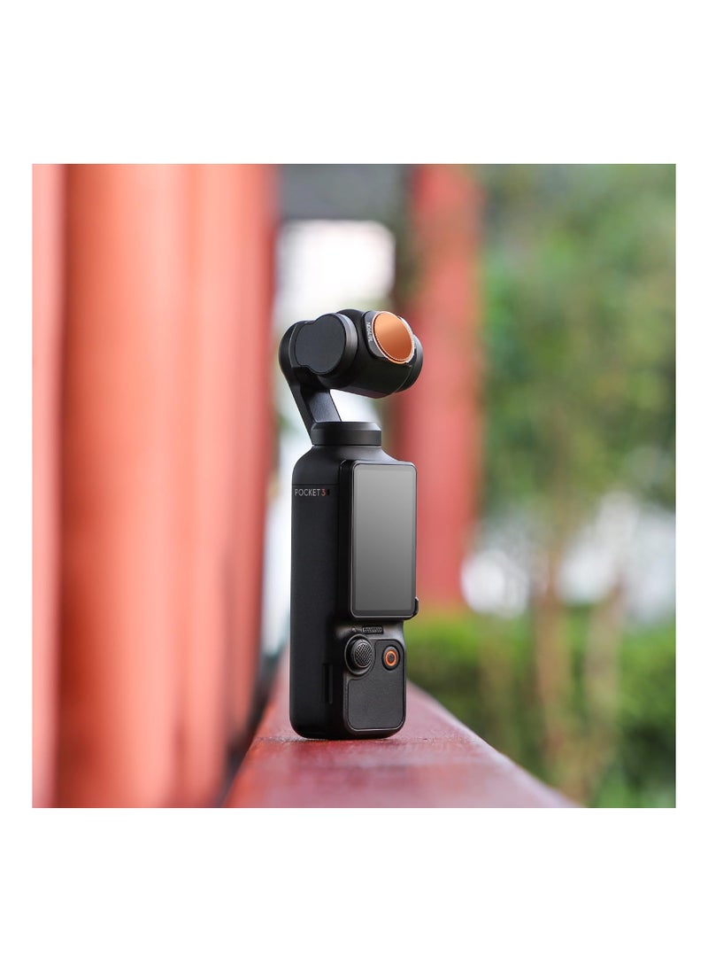 Excefore - Magnetic ND/CPL Filter Set Compatible with DJI OSMO Pocket 3 - 4 Pack Adjustable Filter Set (ND8/PL+ND16/PL+ND32/PL+ND64/PL) - Image 1