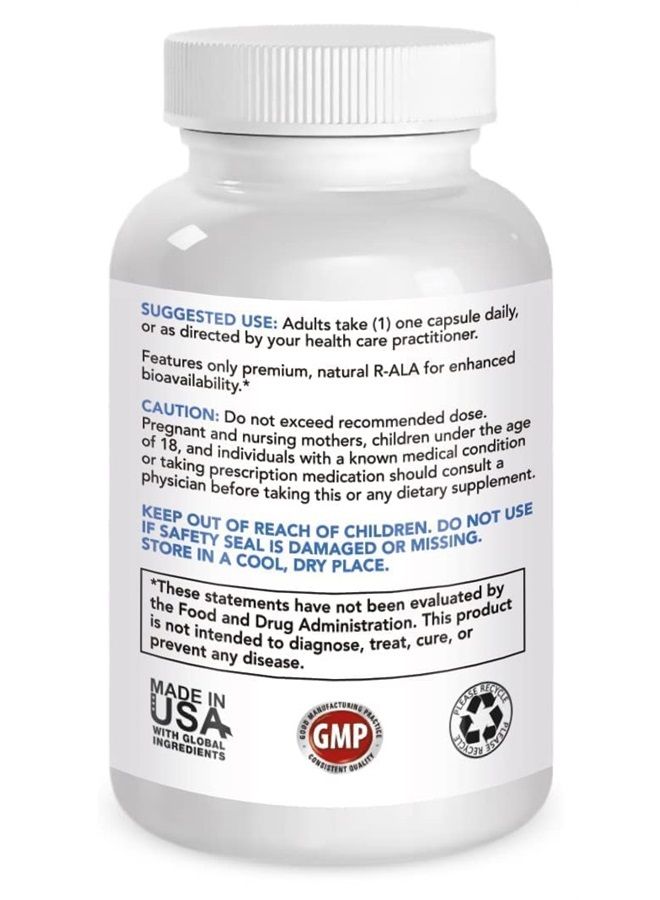 R-Alpha Lipoic Acid 300MG of Pure R-LIPOIC Acid 90 Count. ((((MAX Strength))))