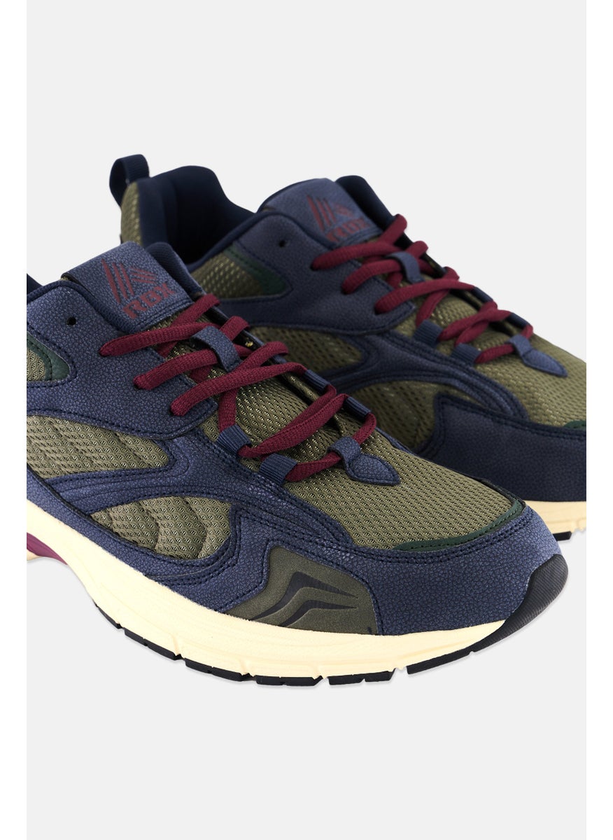 RBX - Men Lace Up Running Shoes, Navy - Image 1