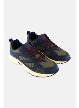 RBX Men Lace Up Running Shoes, Navy  - Image 1