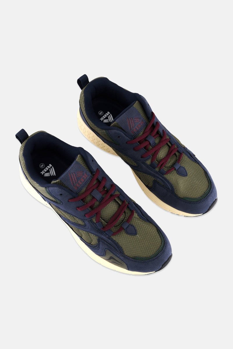 RBX Men Lace Up Running Shoes, Navy - Image 4