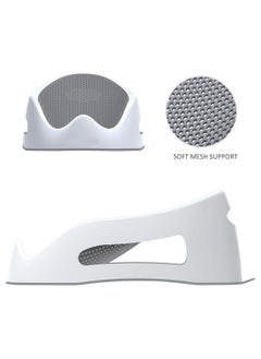 BABY PLUS Non-Slip Newborn Baby Bathtub Safe Infant Bath Tub with Headrest  - Image 4