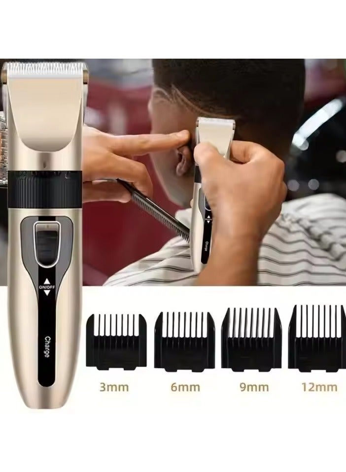 أيروكسا ماكينة حلاقة شعر لاسلكية قابلة لاعادة الشحن للرجال والنساء احترافية  مناسبة لقص الشعر واللحية والسوالف - Image 4