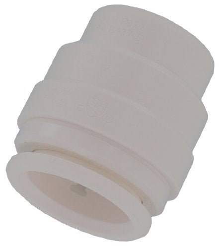 John Guest Speedfit 3/4 Inch CTS End Cap, Push to Connect Plastic Plumbing Fitting, White, PSEI4628P - Image 2