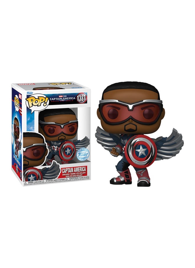 Funko Funko Pop! Marvel: Captain America Brave New World Pop 1 Retro Comic Deco Exclusive Vinyl Figure  - Image 3