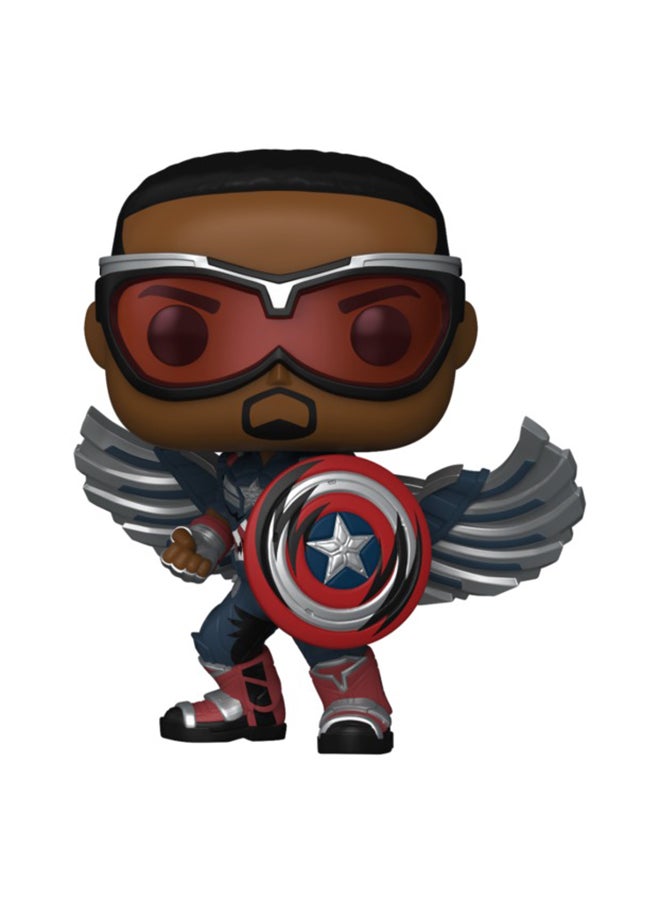 Funko Funko Pop! Marvel: Captain America Brave New World Pop 1 Retro Comic Deco Exclusive Vinyl Figure  - Image 1