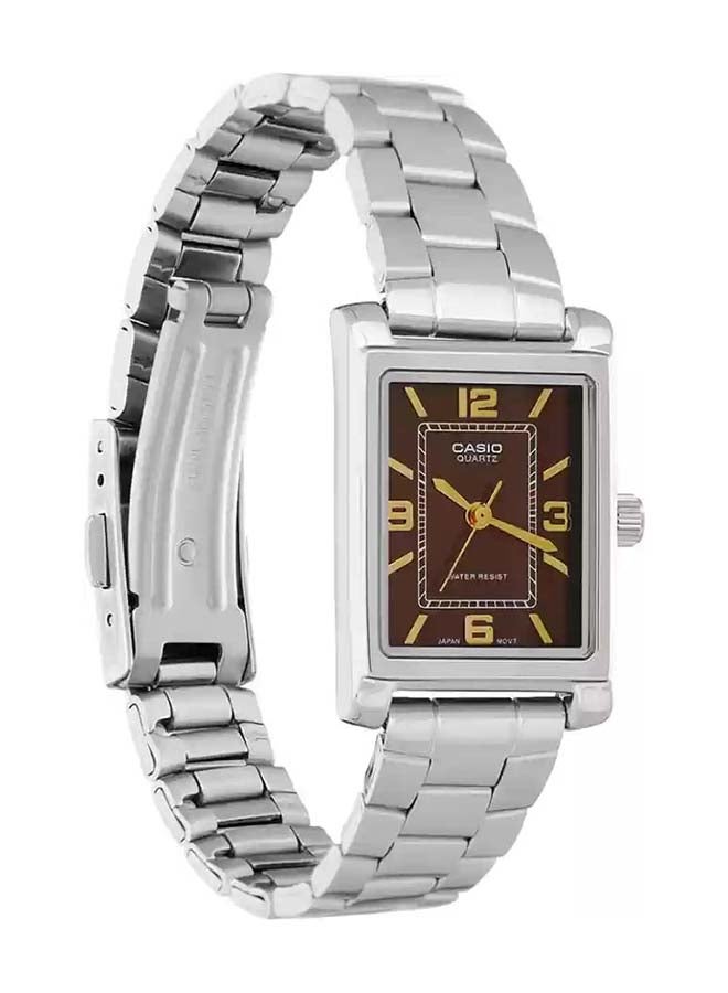 CASIO Analog Stainless Steel Band Rectangle  Shape  Wrist Watch LTP-1234DD-5ADF - Image 4