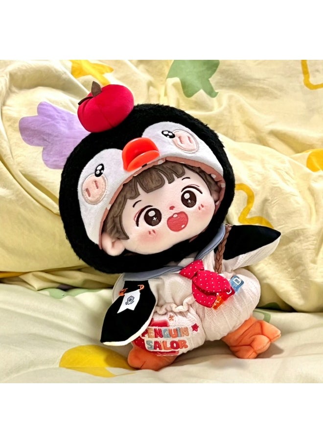 Generic - Cosmic Store Goose Goose Navigator Duck Duck Surveyor 20cm Cotton Doll Coat Clove Wind Animal Doll Coat-Specifications:20cm-Color:[add To Purchase] Duck And Duck Headgear - Image 1