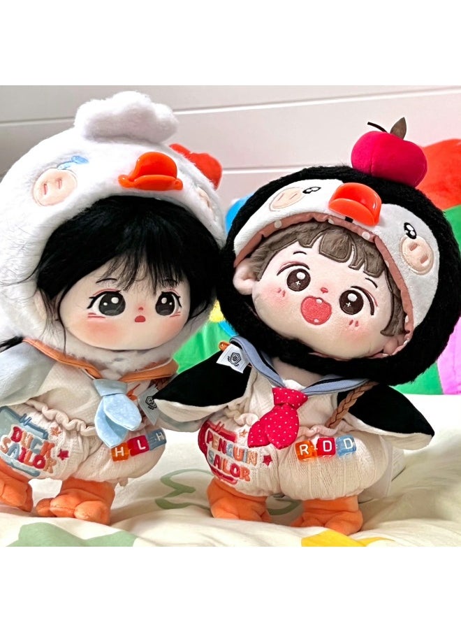 Generic - Cosmic Store Goose Goose Navigator Duck Duck Surveyor 20cm Cotton Doll Coat Clove Wind Animal Doll Coat-Specifications:20cm-Color:[add To Purchase] Duck And Duck Headgear - Image 1