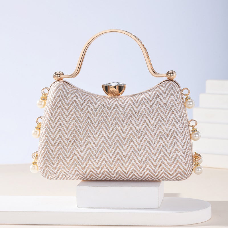 New Pearl Boutique Flash Women'S Bag Fashion Gorgeous Luxury High-End Luxury Party Women'S Crossbody Bag - Image 5