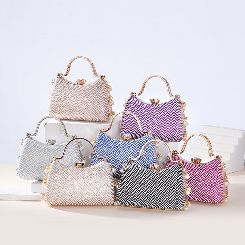 New Pearl Boutique Flash Women'S Bag Fashion Gorgeous Luxury High-End Luxury Party Women'S Crossbody Bag - Image 2