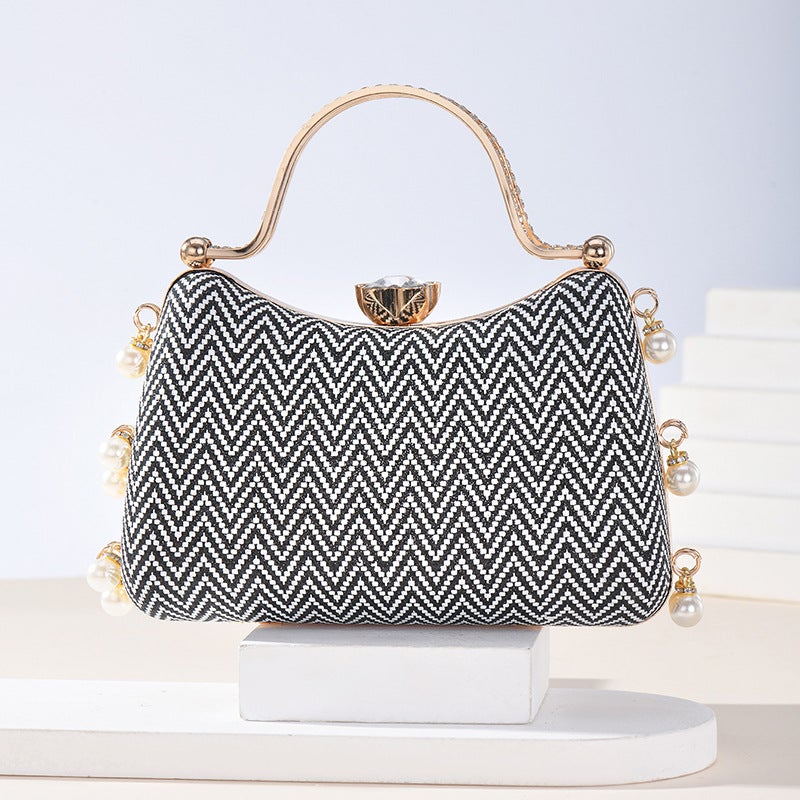 New Pearl Boutique Flash Women'S Bag Fashion Gorgeous Luxury High-End Luxury Party Women'S Crossbody Bag - Image 1
