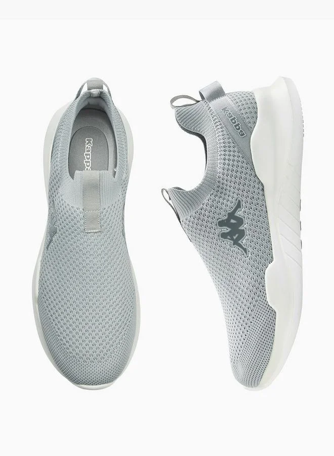 Kappa GREY Men's Textured Slip-On Sports Shoes for Men | Best Price UAE