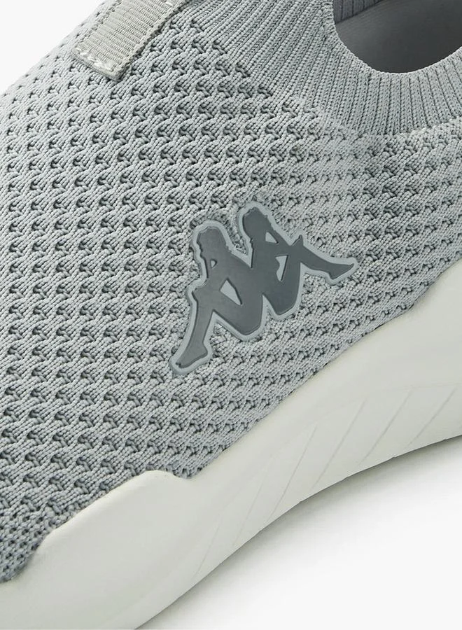 Kappa GREY Men's Textured Slip-On Sports Shoes for Men | Best Price UAE