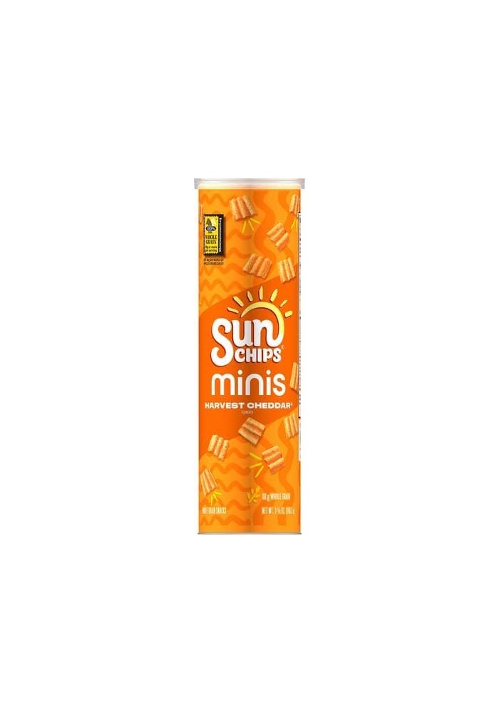 MINIS SunChips Minis Canister - Harvest Cheddar Flavor Whole Grain Snacks - Image 4