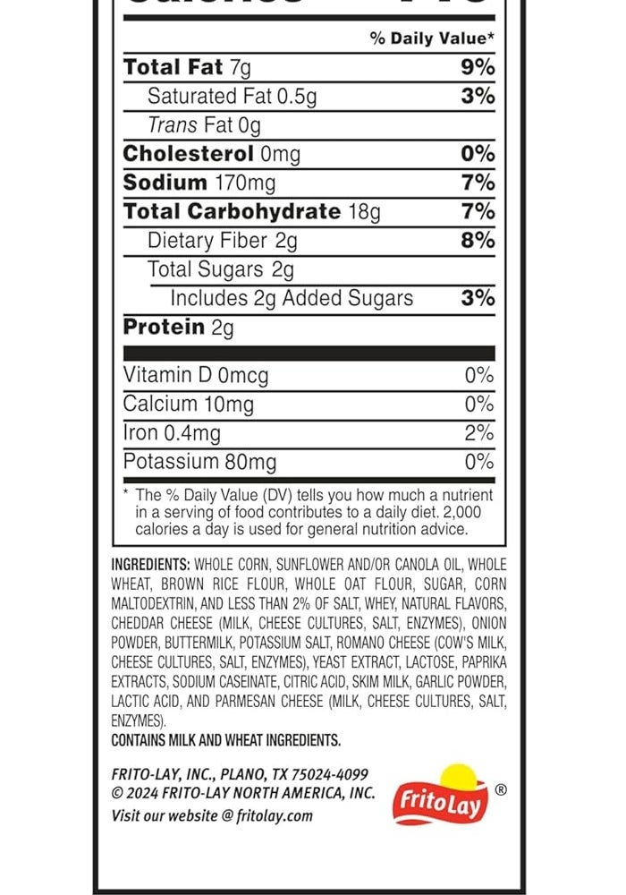 MINIS SunChips Minis Canister - Harvest Cheddar Flavor Whole Grain Snacks - Image 2