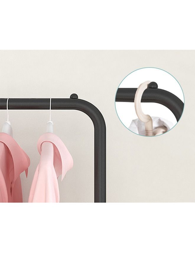 NKX 2-Tier Stainless Steel Shoes Rack and Coat Hanging Stand for Home  - Image 5