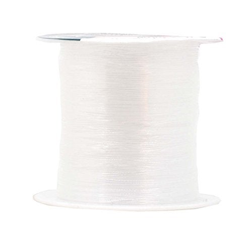 Mandala Crafts 0.3mm Clear Sewing Thread Transparent Nylon Invisible Thread for Sewing Quilting - 306 Yds Monofilament Fishing Line String for Hanging Wigs Seed Beading - Image 2