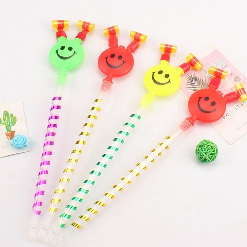 Large Smiley Face Blowing Dragon Whistle Blowing Roll Children'S Toys Birthday Sweep Code Activity Opening Small Gifts - Image 4