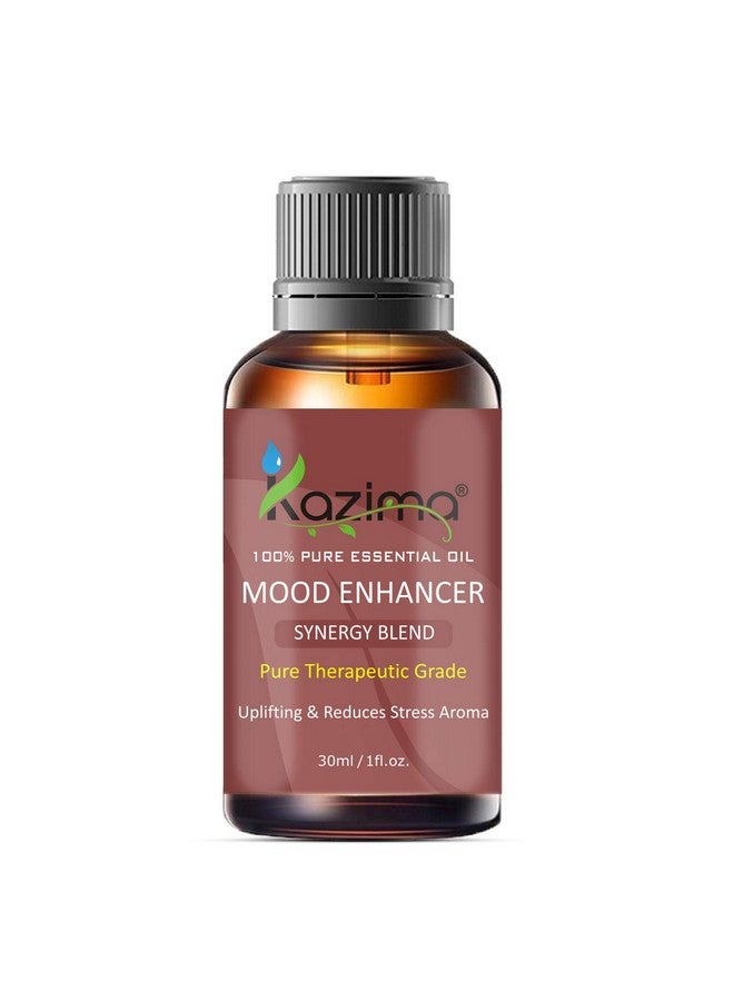 KAZIMA Mood Enhancer Blend Essential Oil (30Ml) Pure Therapeutic Grade For Uplifting & Reduces Stress Aroma - Image 3