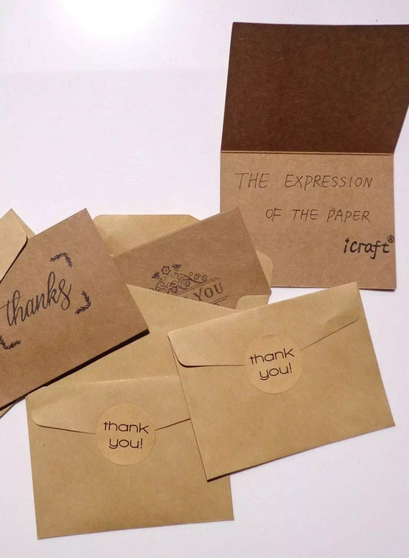 6pcs Slogan Graphic Greeting Card  - Image 3