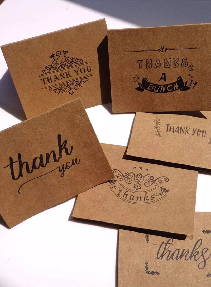 6pcs Slogan Graphic Greeting Card  - Image 1
