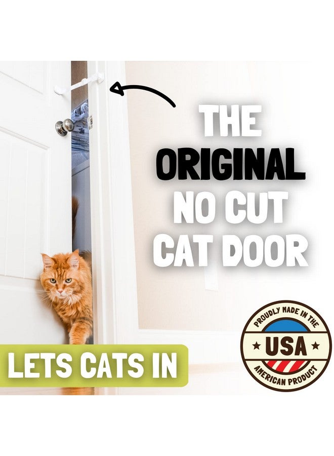 Door Buddy Door Buddy Cat Door Latch & Stopper. Adjustable Dog Proof Door Strap for Cats. Dog Proof Litter Box & Cat Feeder. Simpler Pet Gate Alternative. No Cut Cat Door Interior Door. - Image 2